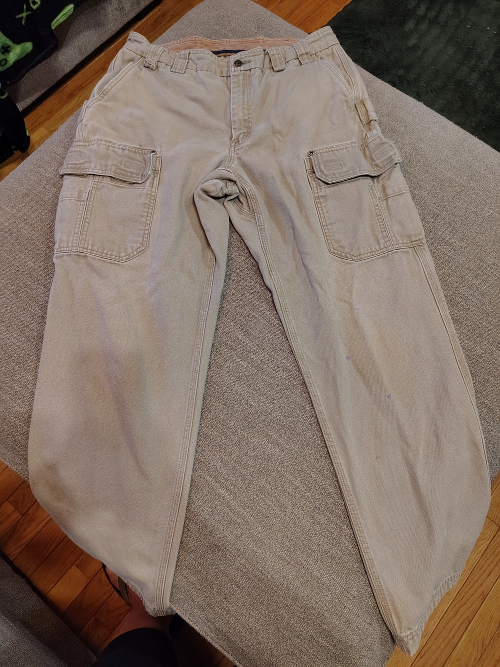 Duluth Trading Work Pants - Brown and Khaki 37x34 - Picture 5 of 9